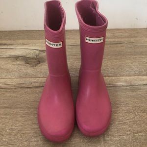 Pink Hunter Rainboots. size 11 UK/12US.